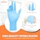 Zalcoon Nitrile Exam Gloves Disposable Latex Free Powder Free Chemical Resistance Disposable Gloves For Medical Exam, Home, Cleaning, Food Prep, Food Safe And Non-Sterile (10 Pack X 100 Pieces)