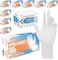 Zalcoon Nitrile Exam Gloves Disposable Latex Free Powder Free Chemical Resistance Disposable Gloves For Medical Exam, Home, Cleaning, Food Prep, Food Safe And Non-Sterile (10 Pack X 100 Pieces)