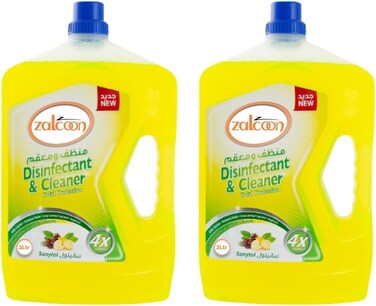 منظف الارضيات القوي المضاد للبكتيريا بسعة 3 لتر مع تنظيف قوي 4 مرات برائحة الليمون، منظف سائل متعدد الاغراض من فابريز، منظف احترافي منزلي غير سام للارضيات الخشبية الصلبة