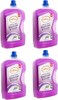 Zalcoon 3 Litre X 4 Packs Antibacterial Power Floor Cleaner With 4 Times Powerful Cleaning, Lavender Fragrance, Multi-Purpose Fabreez Liquid Cleaner Household Non-Toxic Hardwood Floor Cleaner