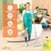 Zalcoon 3 Litre X 4 Packs Antibacterial Power Floor Cleaner With 4 Times Powerful Cleaning, Lemon Fragrance, Multi-Purpose Fabreez Liquid Cleaner Household Non-Toxic Hardwood Floor Cleaner