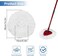 Zalcoon 4 Pack Upgraded Deep Clean Refill Compatible With Vileda/O-Cedar Easy Wring Spin Mop &amp; Bucket System Microfiber Mop Heads Refill For, 40% More Cleaning Power, Scrub Pad (Blue)