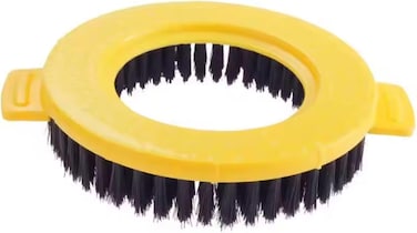 فرشاة تنظيف من زالكون متوافقة مع قاعدة الممسحة الدوارة بزاوية 360 درجة، فرشاة مطاطية متوافقة مع الممسحة الدوارة ذات الشكل المستدير، الحجم القياسي