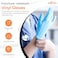 ZALCOON Blue disposable Gloves, 4.5g latex free Powder Free   Gloves for light use, Home, Cleaning, Food Prep, Food safe and Non-Sterile Medium (M) (1 Pack x 100 Pieces)