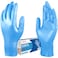 ZALCOON Blue disposable Gloves, 4.5g latex free Powder Free   Gloves for light use, Home, Cleaning, Food Prep, Food safe and Non-Sterile Extra  Large  (XL) (1 Pack x 100 Pieces)