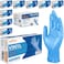 Zalcoon Vinyl Exam Gloves (Medium), Blue, Latex-Free, Powder-Free, Disposable Gloves, Case of 1000 (10 Packs x 100 Pieces)