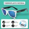 Atom Kids Polarized Sunglasses - 100% Uv400 Protection , Lightweight &amp; Children Friendly Ideal Shades For Girls Boys Aged 3-8 Years