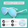 Atom Kids Sunglasses - 100% Uv400 Protection Glasses , Lightweight &amp; Children Friendly For Indoor Outdoor Ideal Shades Girls Boys Aged 5-12