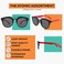 Atom Kids Polarized Sunglasses - 100% Uv400 Protection , Lightweight &amp; Children Friendly For Indoor Outdoor Ideal Shades Girls Boys Aged 5-12