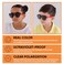 Atom Kids Polarized Sunglasses - 100% Uv400 Protection , Lightweight &amp; Children Friendly For Indoor Outdoor Ideal Shades Girls Boys Aged 5-12