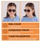 Atom Kids Polarized Sunglasses - 100% UV400 Protection , Lightweight &amp; Children Friendly For Indoor Outdoor Ideal Shades Girls Aged 3-8 Years