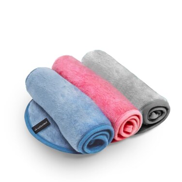 Wownect- Makeup Remover Cloth Reusable Microfiber Face Towel Washable, Facial Cleansing Cloths [3 Per Pack]