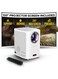 Wownect - Smart Mini Android Projector 5500 Lumens With 100" Projector Screen included Built-in Dual Hi-Fi Speakers Supported 1080P (60FPS) Portable Projector 4K