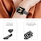 O Ozone - Slim Metal Straps for Apple Watch Series 10   Ultra 2   8 Ultra   9   8   7   6, 42mm 41mm 40mm 38mm for Women - Silver &amp; Gold