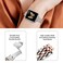 O Ozone - Slim Metal Straps for Apple Watch Series 10   Ultra 2   8 Ultra   9   8   7   6, 42mm 41mm 40mm 38mm for Women -Rose Gold