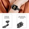 O Ozone - Slim Metal Straps for Apple Watch Series 10   Ultra 2   8 Ultra   9   8   7   6, 49mm 46mm 45mm 44mm 42mm for Women - Silver Rose Gold/Black