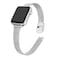 O Ozone -Thin Narrow Slim Metal Straps for Apple Watch Series 10   Ultra 2   8 Ultra   9   8   7   6, 49mm 46mm 45mm 44mm 42mm Stainless Steel Band for Women -Silver