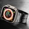 O Ozone - Titanium Metal Watch Band For Apple Watch Series 10   Ultra 2   8 Ultra   9   8   7   6, 49/46/45/44/42mm, Metal Replacement Wristband for Men - Black