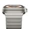 O Ozone - Titanium Metal Watch Band For Apple Watch Series 10   Ultra 2   8 Ultra   9   8   7   6, 49/46/45/44/42mm, Metal Replacement Wristband for Men - Silver