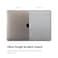 O Ozone - Crystal Case MacBook Air 13 inch (A2681) M2 2022, (A3113) M3 2024 with Keyboard Cover &amp; Screen Protector - Grey