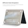 O Ozone - Crystal Case MacBook Air 13 inch (A2681) M2 2022, (A3113) M3 2024 with Keyboard Cover &amp; Screen Protector - Grey