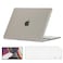 O Ozone - Crystal Case MacBook Air 13 inch (A2681) M2 2022, (A3113) M3 2024 with Keyboard Cover &amp; Screen Protector - Grey