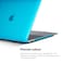 O Ozone - Crystal Case MacBook Air 13 inch (A2681) M2 2022, (A3113) M3 2024 with Keyboard Cover &amp; Screen Protector - Blue