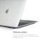 O Ozone - Crystal Case MacBook Air 15 inch (A2941) M2 2023, (A3114) M3 2024 with Keyboard Cover &amp; Screen Protector - Clear