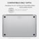 O Ozone - Crystal Case MacBook Pro 14 inch (A2442, A2779, A2918, A2992) 2021 (A3112, A3185, A3401) M4 2024 with Keyboard Cover &amp; Screen Protector - Black