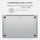 O Ozone - Crystal Case MacBook Pro 16 inch (A2485) M1 2021 (A2780) M2 (A2991) M3 2023 (A3403, A3186) M4 2024 with Keyboard Cover &amp; Screen Protector - Grey