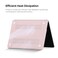 O Ozone - Rubberized Matte Case MacBook Air 13 inch (A1932, A2179, A2337, 2018-2020) with Keyboard Cover &amp; Screen Protector - Pink