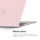 O Ozone - Rubberized Matte Case MacBook Pro 13 inch (A1706, A1708, A1989, A2159, A2289, A2251, A2338, 2016, 2018-2020) with Keyboard Cover &amp; Screen Protector - Pink