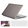 O Ozone - Rubberized Matte Case MacBook Pro 13 inch (A1706, A1708, A1989, A2159, A2289, A2251, A2338, 2016, 2018-2020) with Keyboard Cover &amp; Screen Protector - Grey