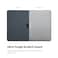 O Ozone - Rubberized Matte Case MacBook Air 13 inch (A2681) M2 2022, (A3113) M3 2024 with Keyboard Cover &amp; Screen Protector - Black