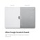 O Ozone - Rubberized Matte Case MacBook Air 13 inch (A2681) M2 2022, (A3113) M3 2024 with Keyboard Cover &amp; Screen Protector - White