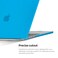 O Ozone - Rubberized Matte Case MacBook Air 13 inch (A2681) M2 2022, (A3113) M3 2024 with Keyboard Cover &amp; Screen Protector - Blue
