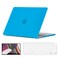 O Ozone - Rubberized Matte Case MacBook Air 13 inch (A2681) M2 2022, (A3113) M3 2024 with Keyboard Cover &amp; Screen Protector - Blue
