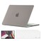 O Ozone - Rubberized Matte Case MacBook Air 13 inch (A2681) M2 2022, (A3113) M3 2024 with Keyboard Cover &amp; Screen Protector - Grey