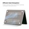 O Ozone - Rubberized Matte Case MacBook Pro 14 inch (A2442, A2779, A2918, A2992) 2021 (A3112, A3185, A3401) M4 2024 with Keyboard Cover &amp; Screen Protector - Grey