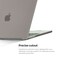 O Ozone - Rubberized Matte Case MacBook Pro 14 inch (A2442, A2779, A2918, A2992) 2021 (A3112, A3185, A3401) M4 2024 with Keyboard Cover &amp; Screen Protector - Grey