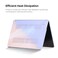 O Ozone - Candy Case MacBook Air 13 inch (A2681) M2 2022, (A3113) M3 2024 with Keyboard Cover &amp; Screen Protector - Pink Blue