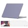 O Ozone - Candy Case MacBook Air 15 inch (A2941) M2 2023, (A3114) M3 2024 with Keyboard Cover &amp; Screen Protector - Lavender Grey