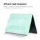 O Ozone - Candy Case MacBook Air 15 inch (A2941) M2 2023, (A3114) M3 2024 with Keyboard Cover &amp; Screen Protector - Cream Green