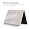 O Ozone - Candy Case MacBook Pro 16 inch (A2485) M1 2021 (A2780) M2 (A2991) M3 2023 (A3403, A3186) M4 2024 with Keyboard Cover &amp; Screen Protector - Rock Grey