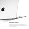 O Ozone - Perfect Fit Ultra-thin Super Crystal  MacBook Air 13 inch (A1932, A2179, A2337, 2018-2020) with Keyboard Cover &amp; Screen Protector - Clear