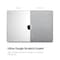 O Ozone - Ultra-thin Super Crystal Case MacBook Pro 13 inch (A1706, A1708, A1989, A2159, A2289, A2251, A2338, 2016, 2018-2020) with Keyboard Cover &amp; Screen Protector - Clear