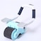 ULTIMAX Abdominal Roller - Automatic Rebound Abdominal Roller with Elbow Support &amp; Digital Meter - Core Strength Training for Women - Blue