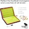 ULTIMAX Magnetic Football Tactics Board &ndash; Double-Sided Foldable Soccer Dry-Erase Coaching Board, Portable Training Equipment for Coaches