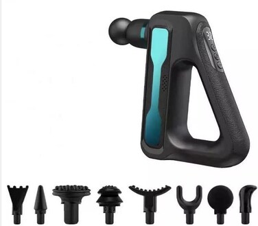 ULTIMAX Electric Muscle Massager Machine for Full Body &ndash; Handheld Deep Tissue Massage Gun with 8 Attachments, Assorted Colors, Electric Massager for Pain Relief &amp; Muscle Recovery