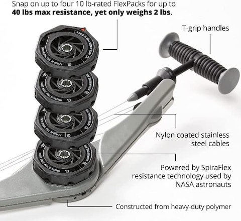 ULTIMAX Adjustable Folding Puller   Portable Home Gym for Full-Body Workouts &ndash; Perfect for Home, Office, or Travel   Total Body Fitness Made Easy